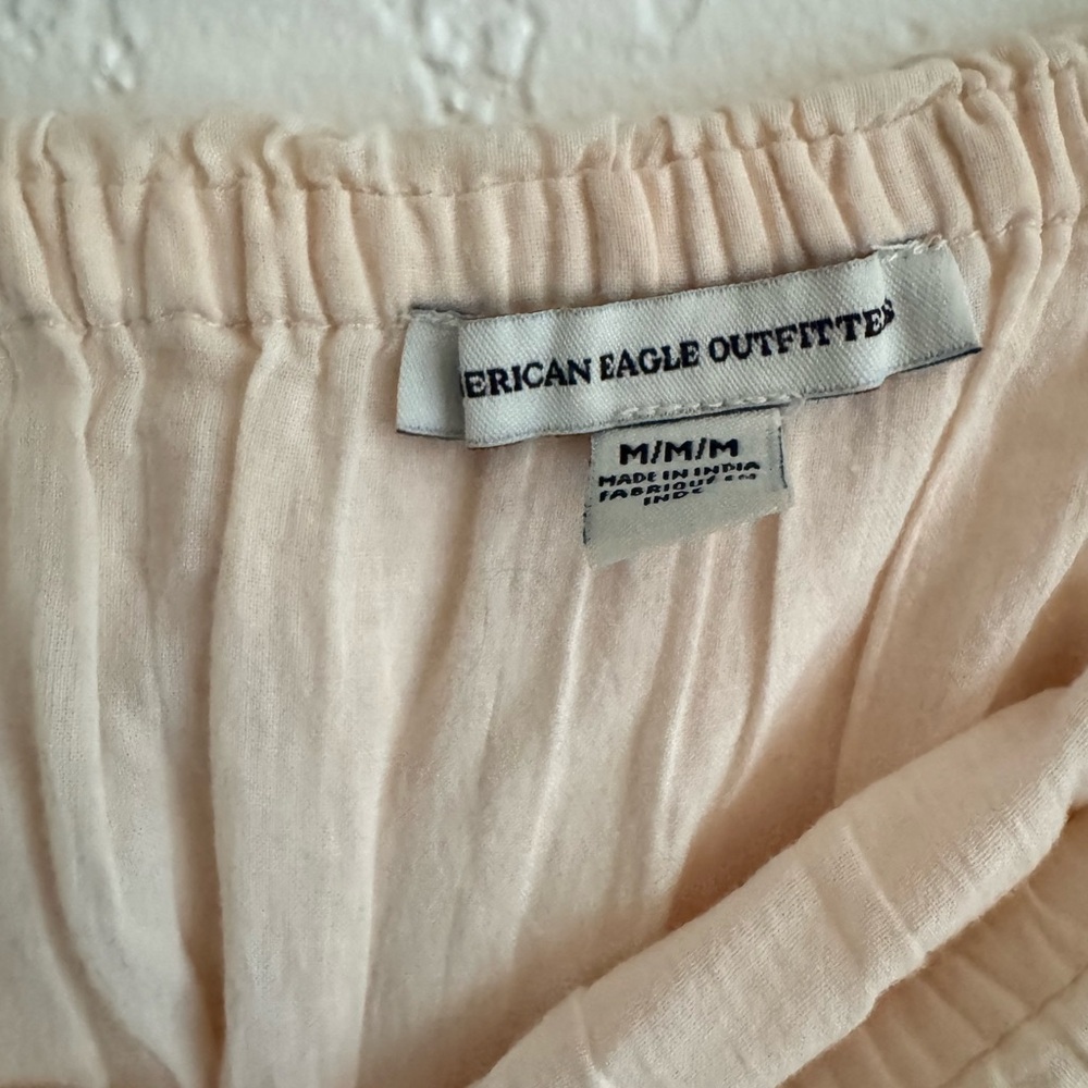 Peach Off-Shoulder Ruffle Top - Picture 5 of 6